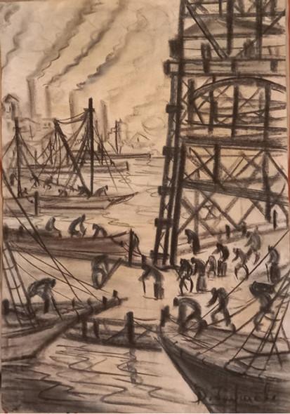 Dalmi Imperiale Dibujo En  Carbonilla 0