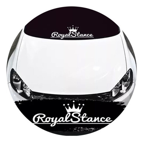 Calcomanía Royal Stance Parabrisas Ploteo Marcas Tatoo 50 0