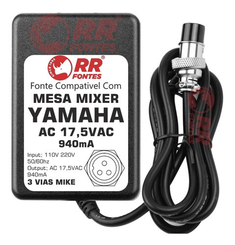 Yamaha AC Power Supply for Mixer PA20, MG124, MW12CX, N8