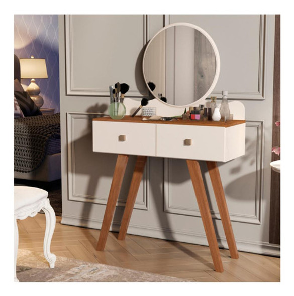 Penteadeira Madeira Condessa 609 Off White Freijo 1