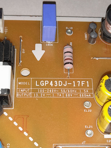 Placa Fuente Lgp43dj-17f1 1