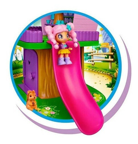 Casa Del Arbol Pinypon Con Figura Y Accesorios Orig Lelab 1