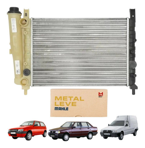 Radiador Uno Fiorino 1.0 Mille Fire Ano 1985 A 2009 Sem Ar 0