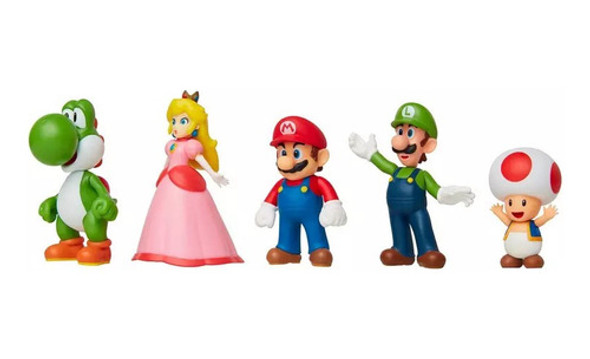 Super Mario Bros Mario Y Sus Amigos Pack Figuras De Acción 1 Super Mario Bros Mario Y Sus Amigos Pack Figuras De Acción 1