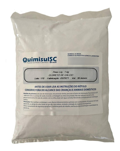 Cloreto De Cálcio Grau Alimentício 5 Kg  ! 0