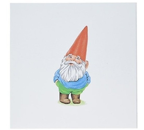 3drose Set Of 12 Greeting Cards Garden Gnome Cartoon 0