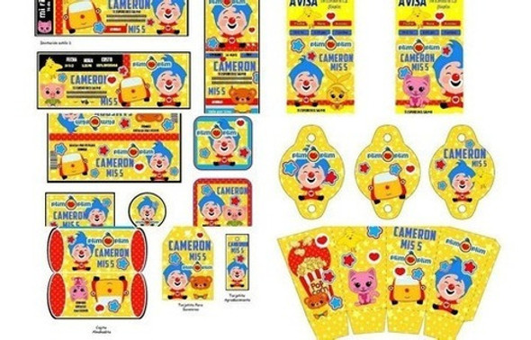 Kit Imprimible Para Tu Fiesta De Payaso Plim Plim 1