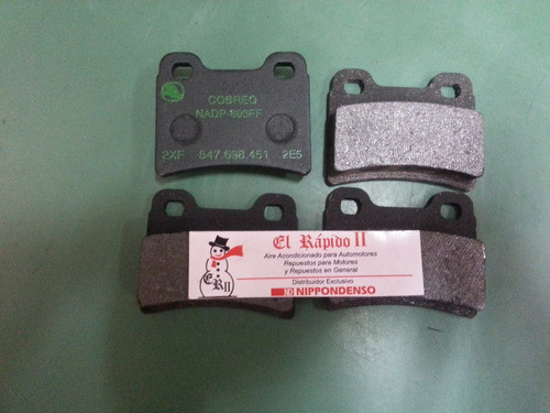 Pastillas De Freno Escort Xr3 Orion Originales Traseras 0