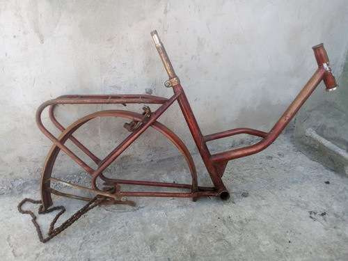 Antiguo Cuadro Bicicleta Coronado Rod 24 A Reciclar 0