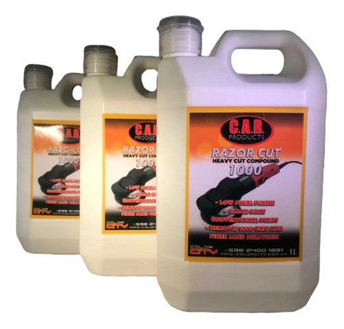 Liquido Pulir Mano & Maquina Car Products #1 Usa.x1000ml P16 0