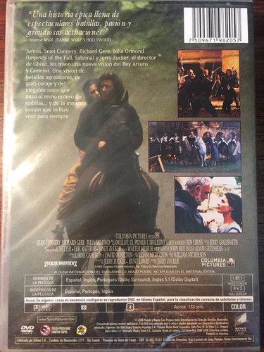 Dvd Lancelot El Primer Caballero / First Knight 1