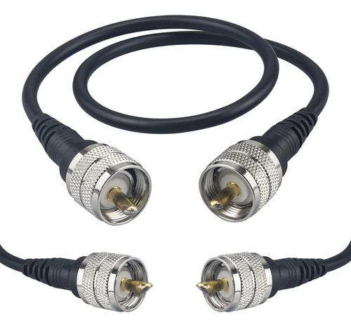 Boobrie Uhf Pl259 Cable Macho 1.64 Pies Extension De Radio C 0