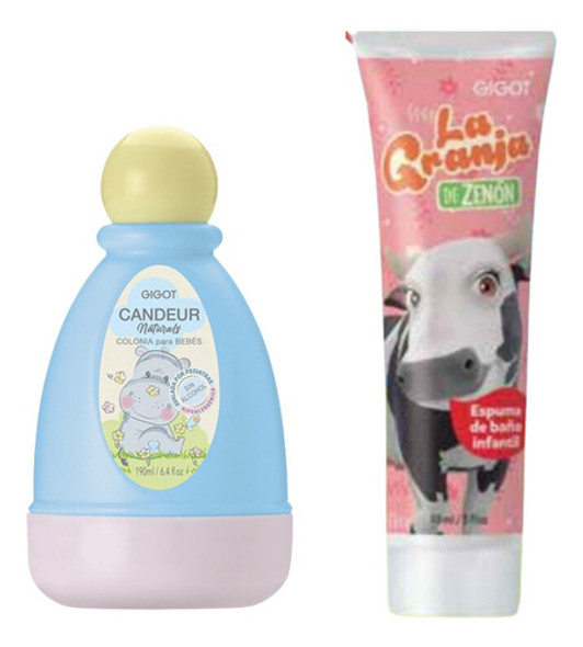 Kit Candeur Colonia Para Bebés 200ml Gigot Set Regalos 0