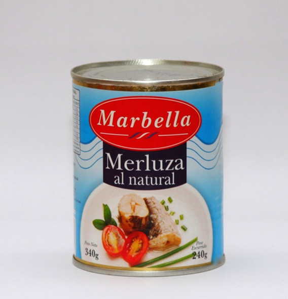 Merluza Al Natural Marbella 12x340 G - El Rey Del Mar 0