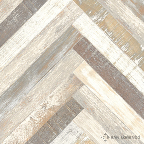 Cerámica Piso San Lorenzo Donker Soft Simil Madera 45,3x45x3 0