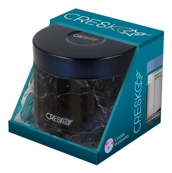 Recipiente Acero Inoxidable Térmico Marmol Vianda Cresko 1