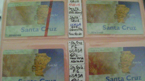 Tarjeta Telefonica Coleccion Telefonica F.6 Santa Cruz Nva 0