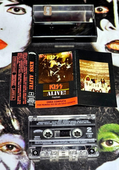 Kiss Cassette Alive En Vivo Exc Estado Nacional De Época 1