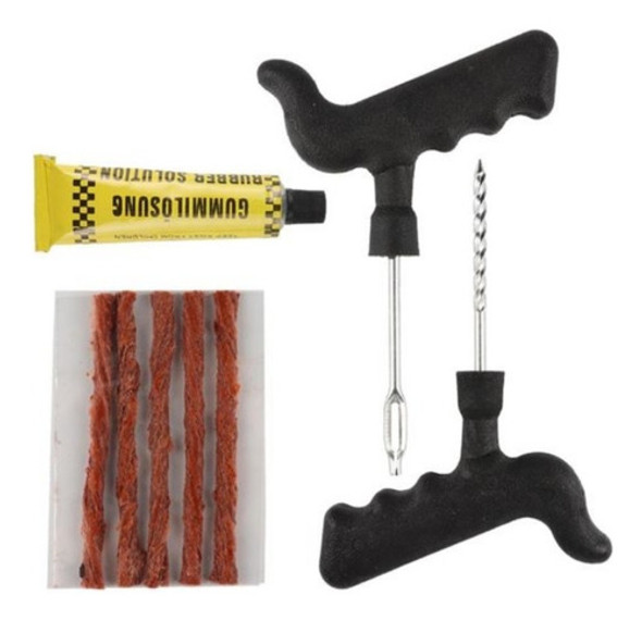 Kit Reparo Remendopara Pneus Profissional Carro E Moto 0