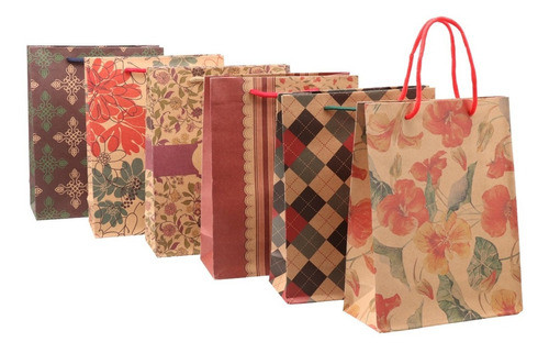 12 Bolsas De Papel 0