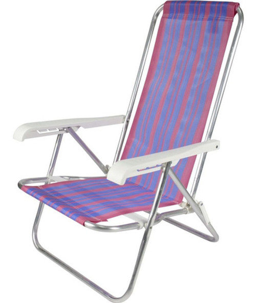 Cadeira P/piscina/praia Reclinavel 4posicoes 73x54x84 1
