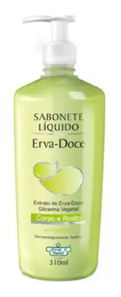Flores E Vegetais Sabonete Líquido Erva Doce 310ml 0