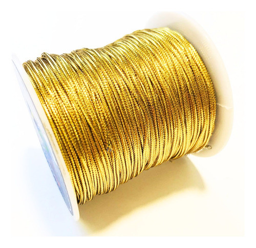 Rollo Cordón Para Souvenir Dorado De 1,2mmx100mts Bijouterie 0