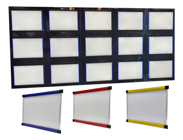 Cartelera Led 15 Paneles A4 H. Exhibidor Inmobiliaria 0