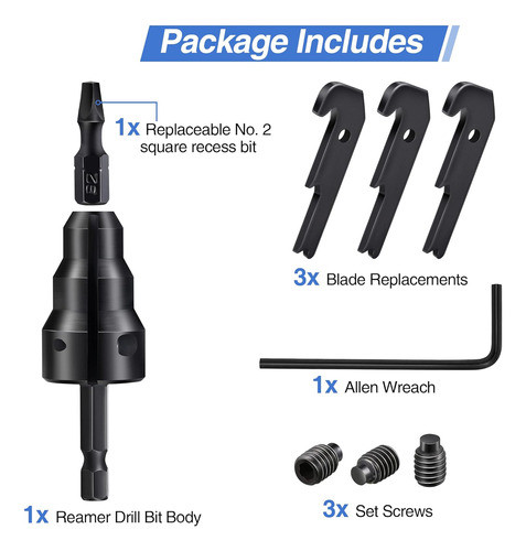Kit De Herramientas Para Taladrar, Con 3 Hojas Reemplazables 1