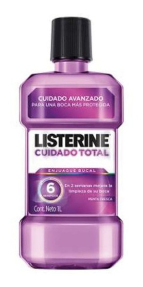 Listerine Cuidado Total  X 1 Litro 2 X 1.250 1