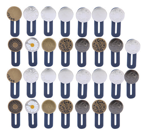 Extensor De Cintura, 30 Unidades, Botão Portátil, Cintura Re 0