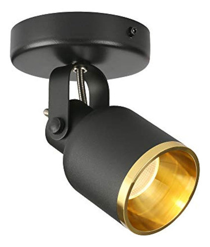 Aisilan Black And Golden Led Dimmable Direccional Foco De Te 0