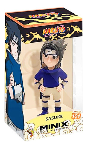 Figura Coleccionable Sasuke Serie Naruto Minix Original 1