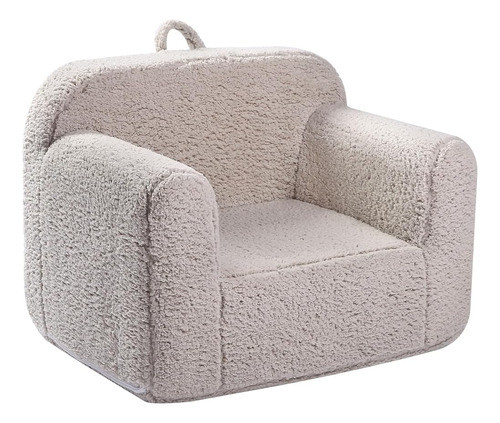 Momcaywex Kids Snuggly-soft Sherpa Chair, Silla De Espuma Pa 0