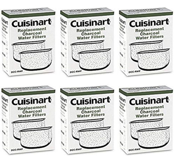 Cuisinart Dcc-rwf-6pk (12 Filtros) Filtros De Agua De Carbón 0