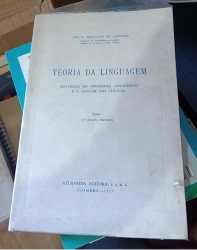 Teoria Da Linguagem Natureza Do Fenomeno Linguistico De J... 0