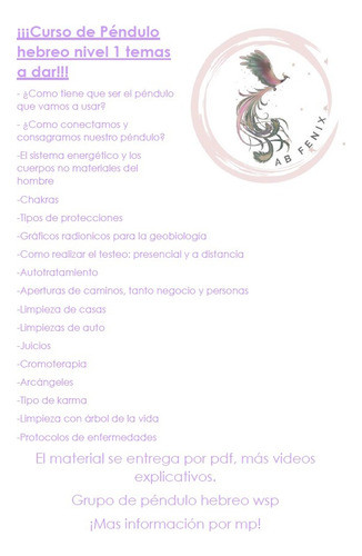 Curso De Péndulo Hebreo 1