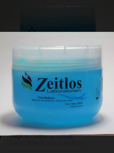 Gel Reductor Superior A Thermogen Criogeno Formula Europea 0