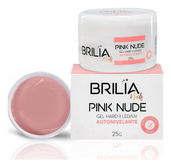 Brilia Nails- Gel Pink Nude Hard 25g 0 Brilia Nails- Gel Pink Nude Hard 25g 0