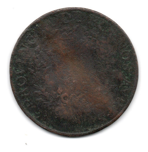 Argentina Buenos Aires Moneda 2 Reales Año 1854 A2-r3 Cj#19. 1