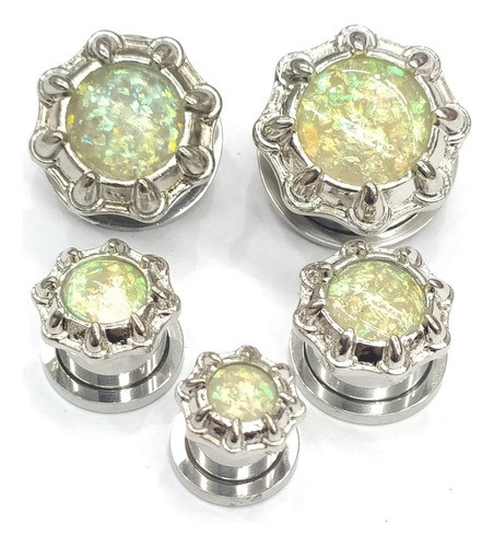 Expansores Garras Con Ópalo 10 A 20 Mm 0