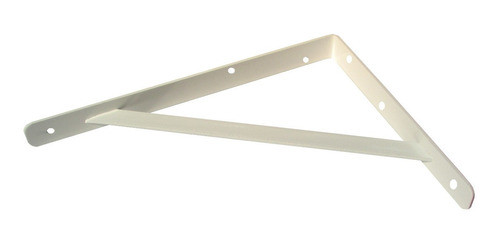 Escuadra Acero Reforzada 12x18 Blanca Sc Metalurgica 0