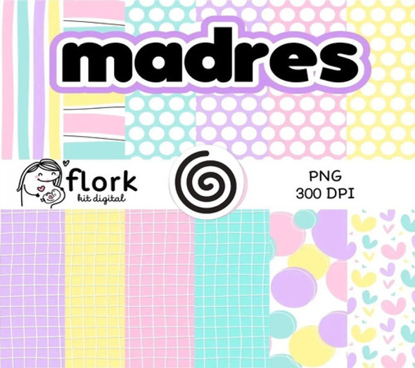 Kit Flork Dia De La Madre Imagenes Cliparts Y Fondos Png 1