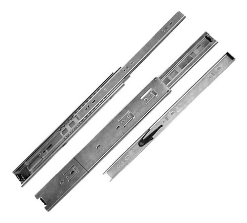 Corredera Riel Guía Telescópica Para Cajón 40cm 1