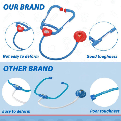 Juego De Médico Para Niños De 3-, Incluye Carrito Y Di 1