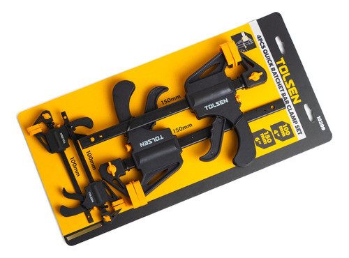 Set De 4 Prensas Rapidas Carpintero 4 Y 6 Pulgadas 10209 0