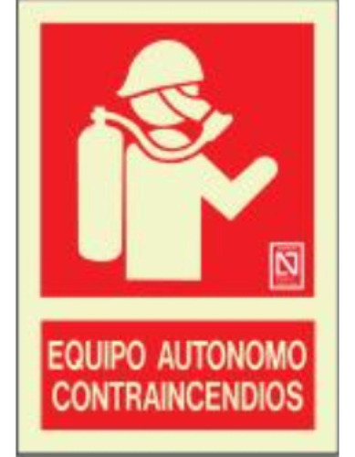 Cartel Contra Incendio - Equipo Autónomo Contraincendios 1