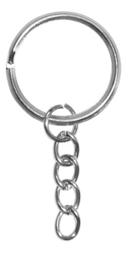 100 Aros Con Cadena Para Llaveros 1