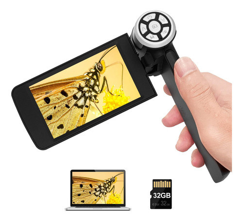 Microscopio Bolsillo Andonstar Ad203 Usb - Negro 0