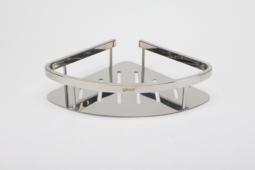 Estante Para Baño Esquinero Simple Organizador Acero Inox 1